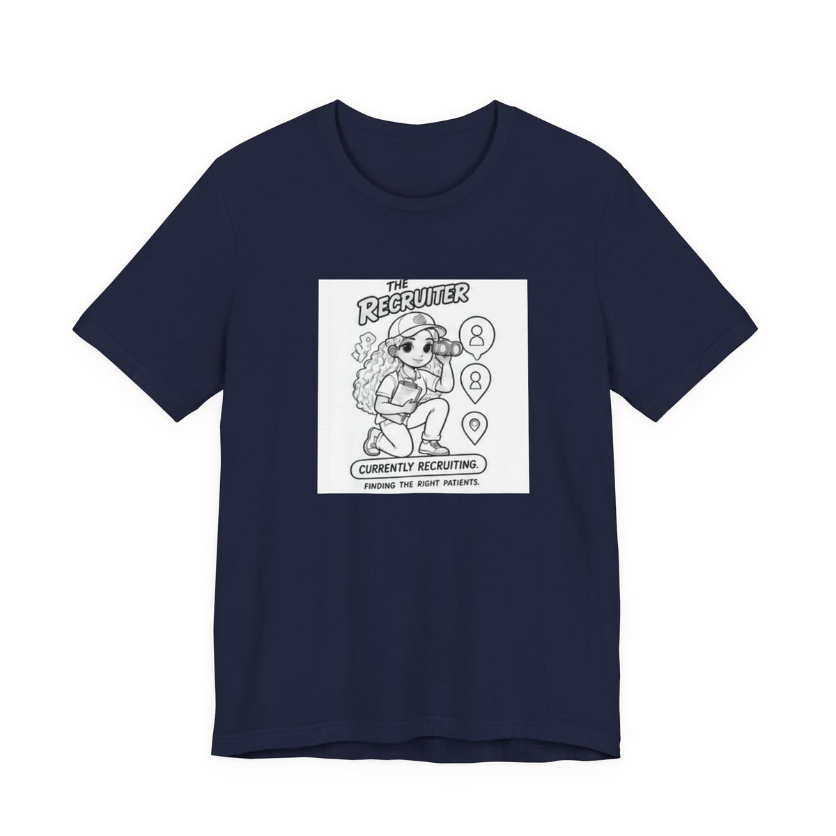 Recruiter Mascot T-Shirt — "The Recruiter" Graphic Tee for HR & Talent Scouts