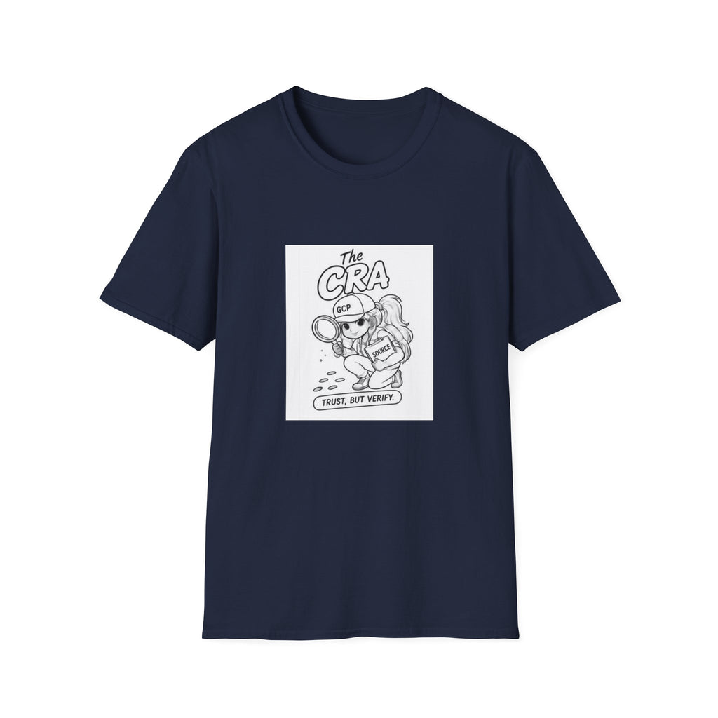 Detective Crew T‑Shirt – “The CRA” Vintage Cartoon Magnifying Glass Design