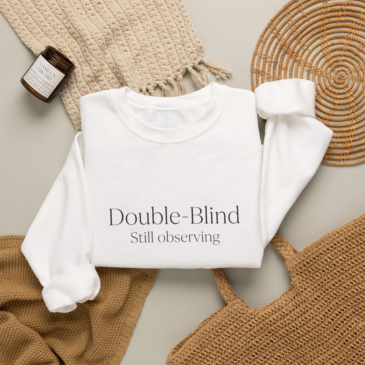 Double-Blind Still Observing Crewneck Sweatshirt