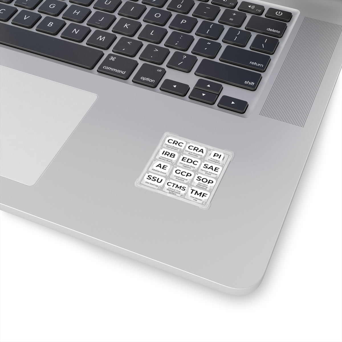 Clinical Research Acronym Stickers — Kiss-Cut Sticker Sheet