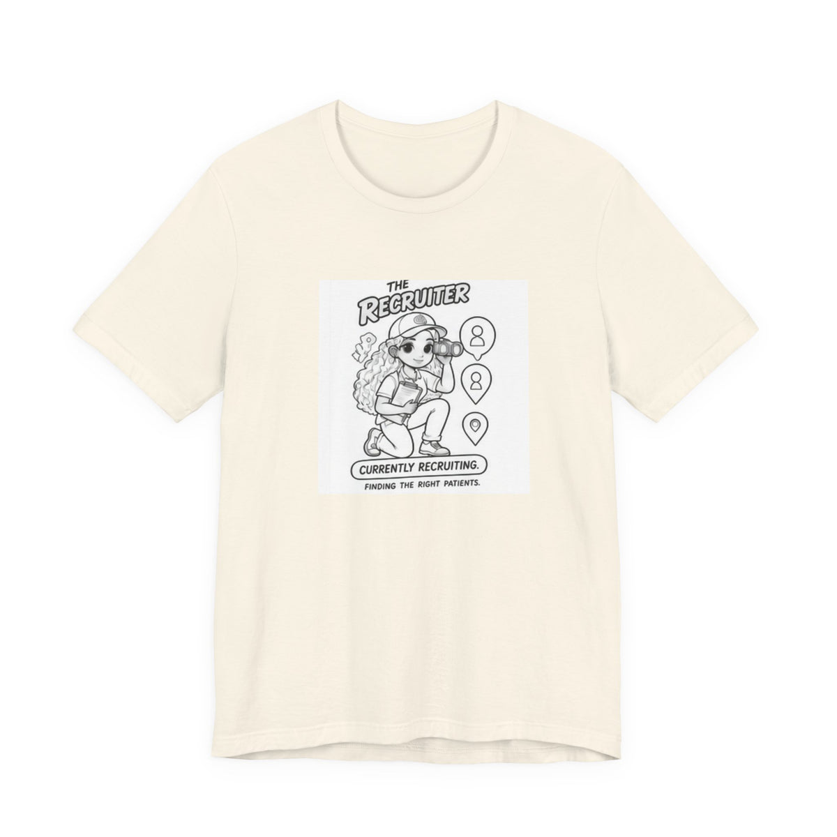 Recruiter Mascot T-Shirt — "The Recruiter" Graphic Tee for HR & Talent Scouts