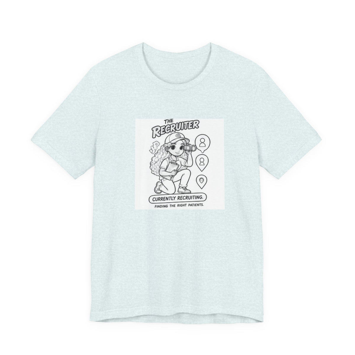 Recruiter Mascot T-Shirt — "The Recruiter" Graphic Tee for HR & Talent Scouts