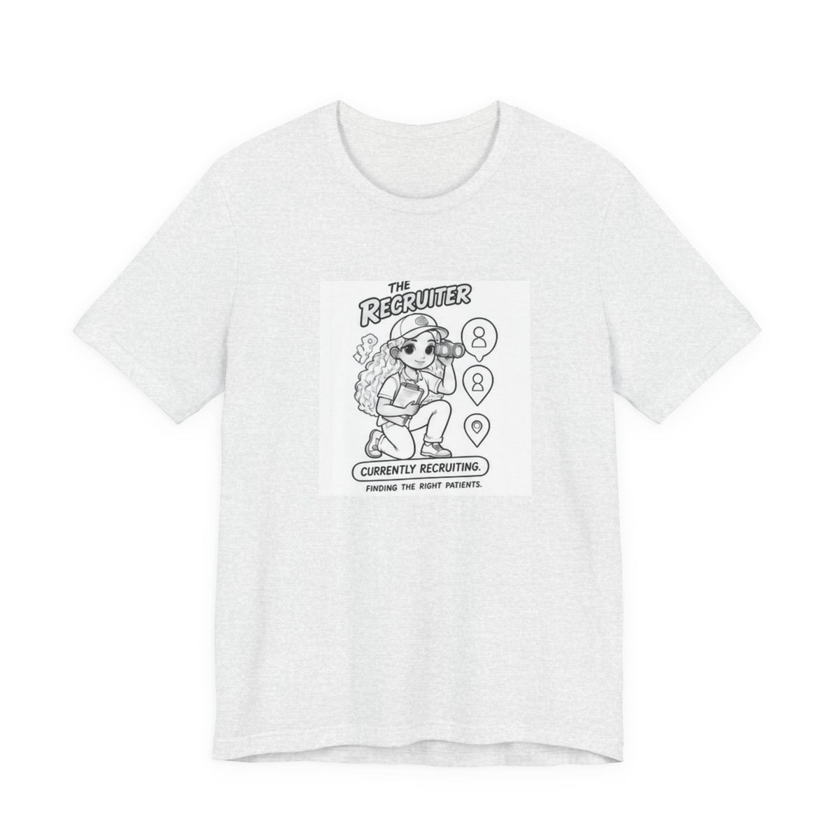 Recruiter Mascot T-Shirt — "The Recruiter" Graphic Tee for HR & Talent Scouts