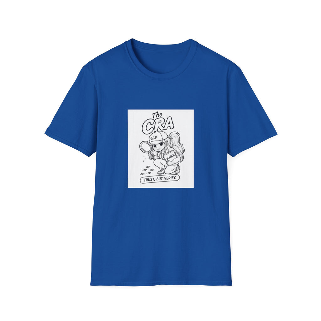 Detective Crew T‑Shirt – “The CRA” Vintage Cartoon Magnifying Glass Design