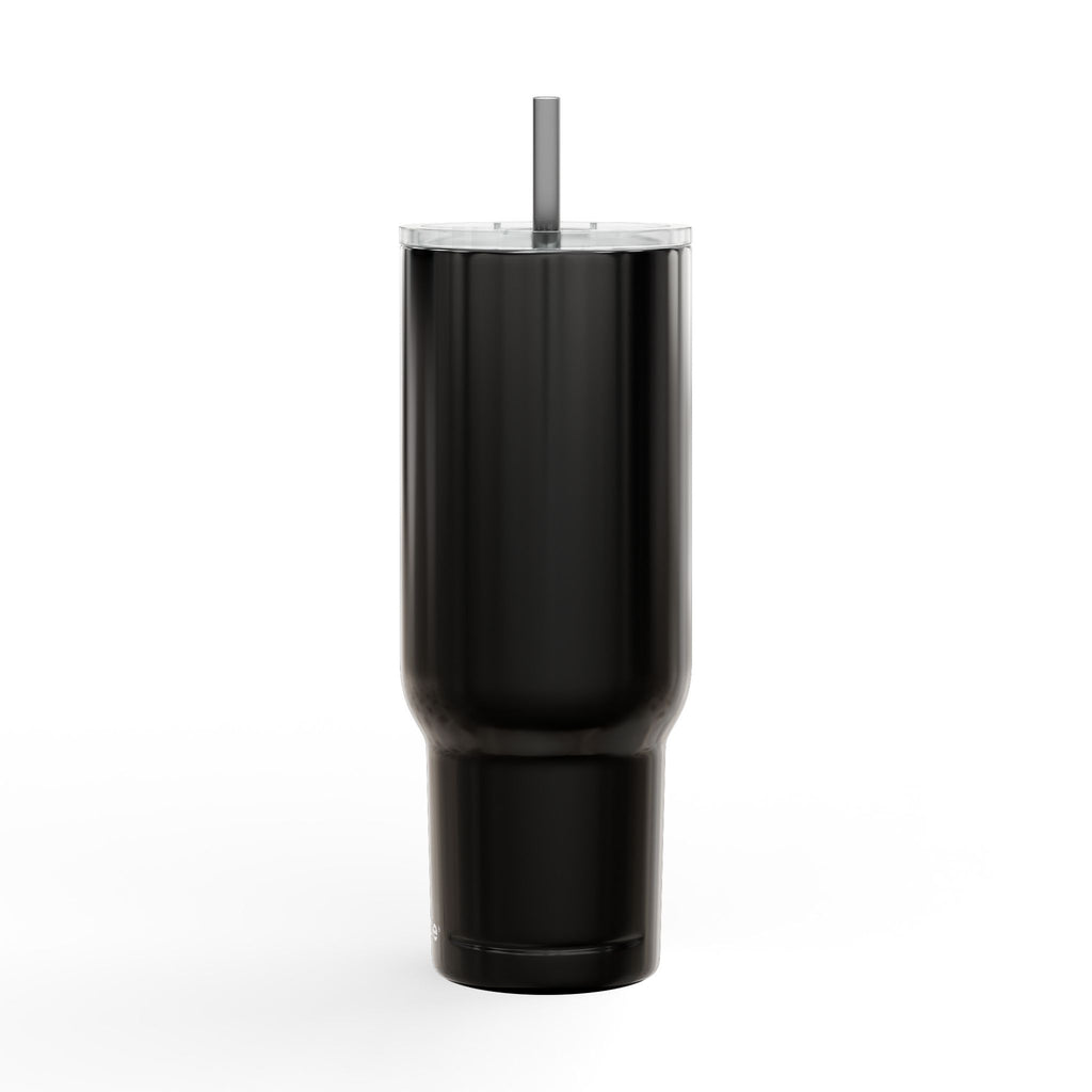 40oz Engraved Insulated Tumbler — "Follow The Protocol" Travel Mug with Lid & Straw